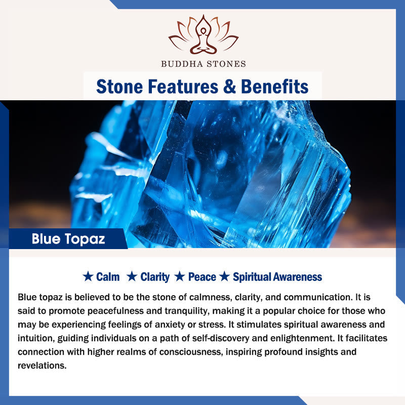 Wear FengShui Blue Topaz Clarity Bracelet