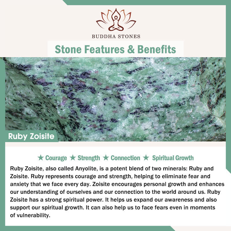 Wear FengShui Ruby Zoisite Connection Bracelet