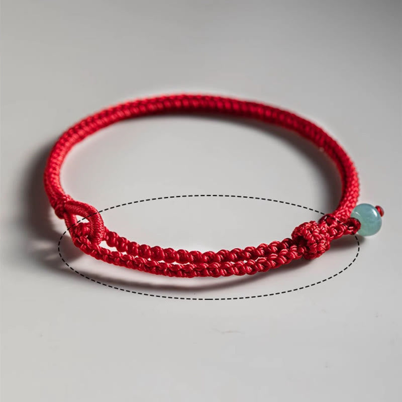 Wear FengShui Red String Jade Connection Bracelet