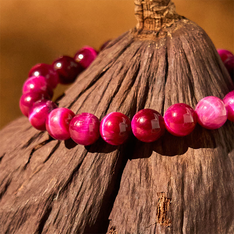 Wear FengShui Red Tiger Eye Calm Bracelet