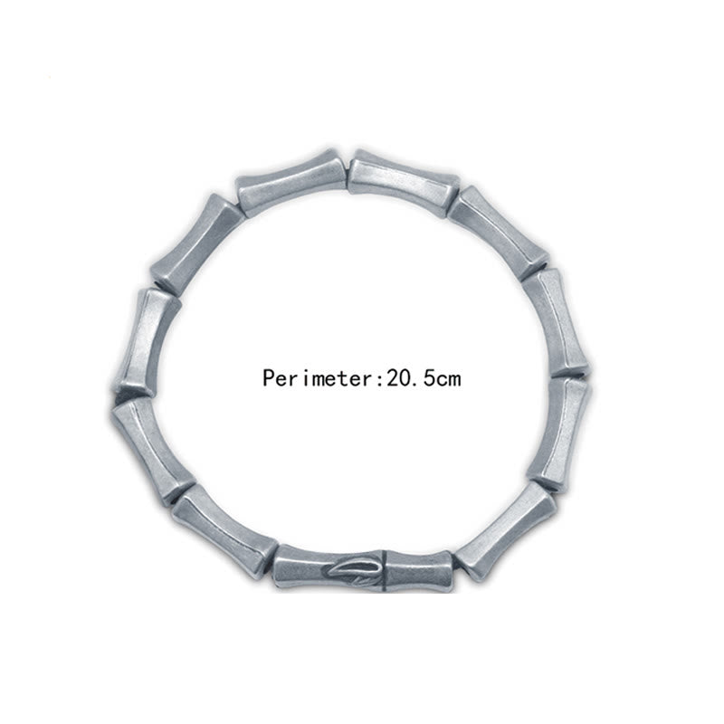 Wear FengShui Bamboo Pattern Alloy Strength Bracelet