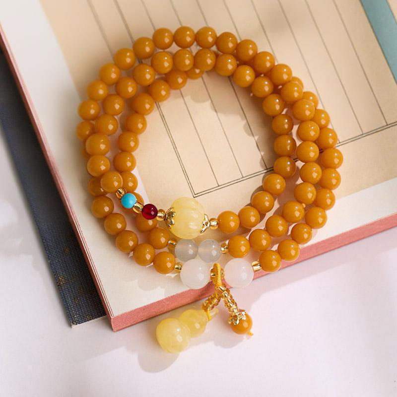 Wear FengShui Amber Gourd Multilayer Confidence Bracelet