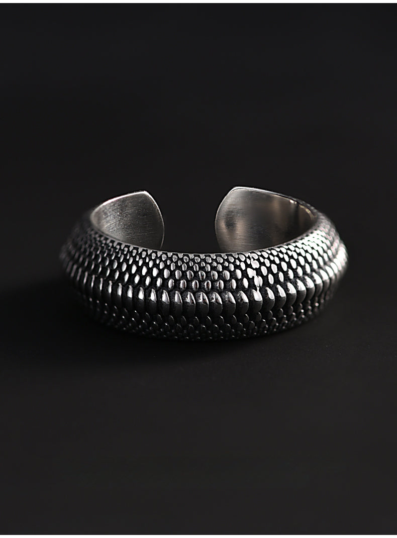 Buddha3bodhi 925 Silver Dragon Scale Ring