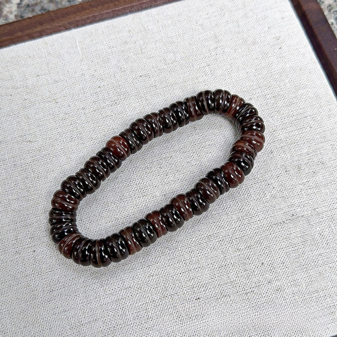 Buddha3bodhi Burger-Sliced Fidget Bodhi Bracelet for Stress Relief
