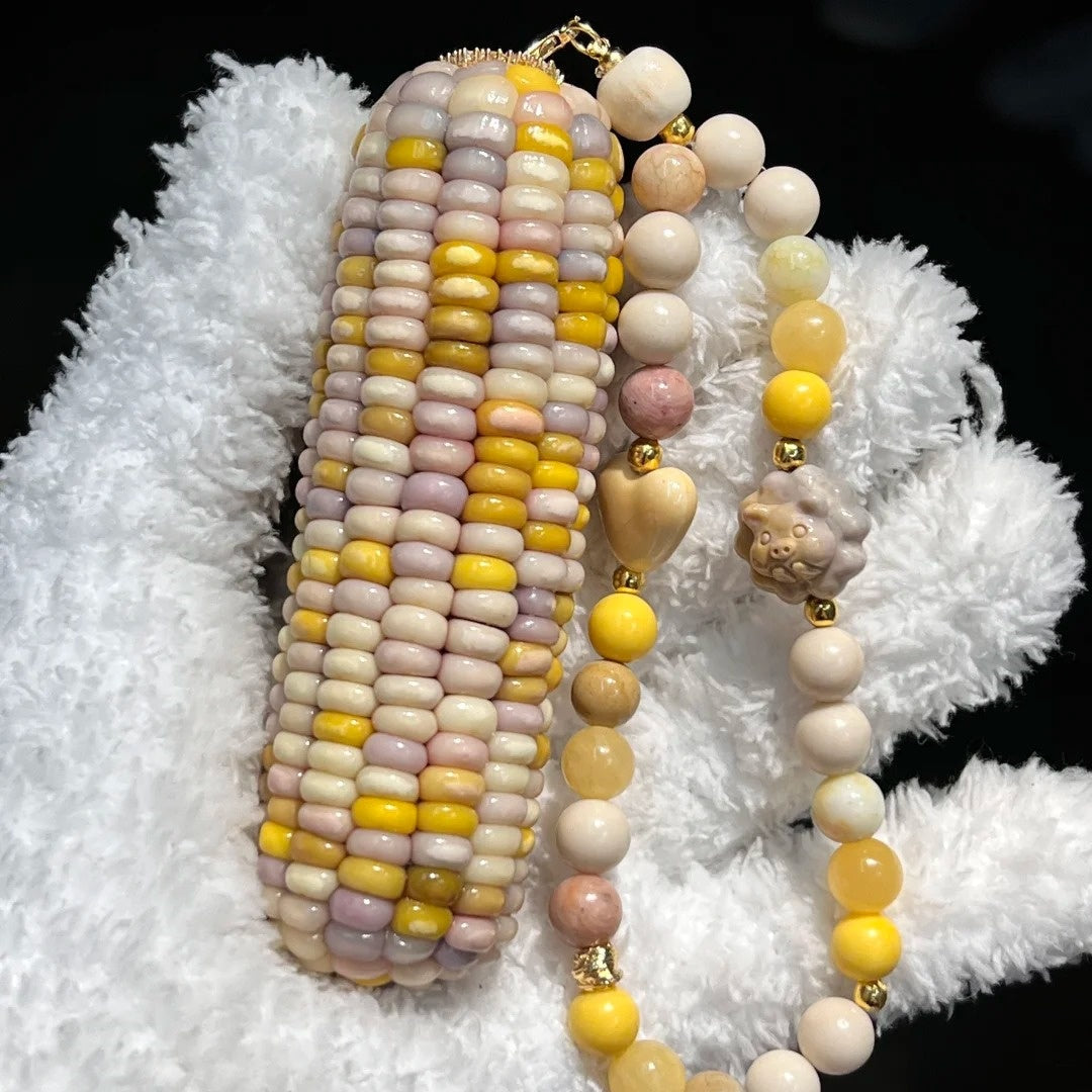 Taro Banana Natural Corn Ornament for Stress Relief