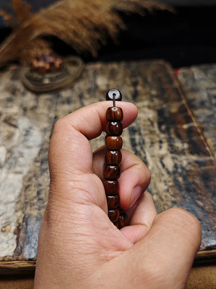 Buddha3bodhi 108 Beads of Myanmar Rosewood Rosary Beads Mala Beads