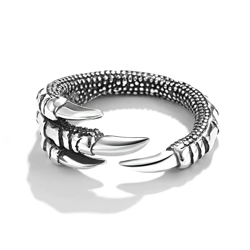 Buddha3bodhi Adjustable Vintage 925 Silver Dragon Claw Ring