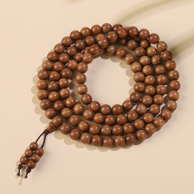 Indian Old Mountain Sandalwood Prayer Bead Bracelet
