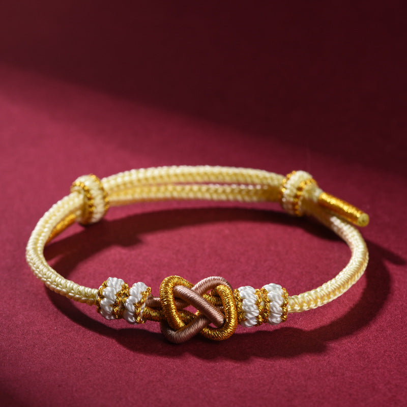 Handcrafted Red Rope Bracelet for Couples β Good Luck & Fortune Amulet Gift
