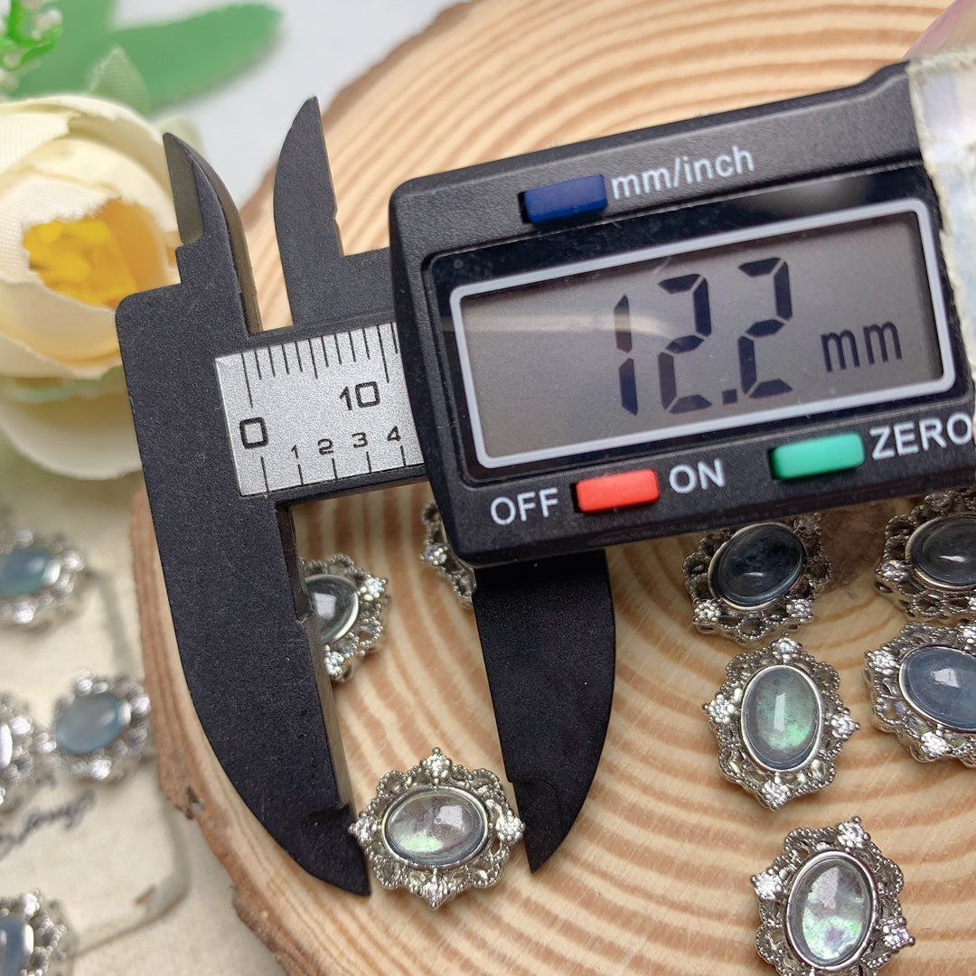 Natural Aquamarine Bead with Hole ā DIY Bracelet & Pendant Jewelry Making Accessory