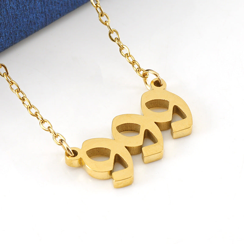Angel Number Necklace 111–999 | Lucky Manifestation Pendant for Protection, Love & New Beginnings