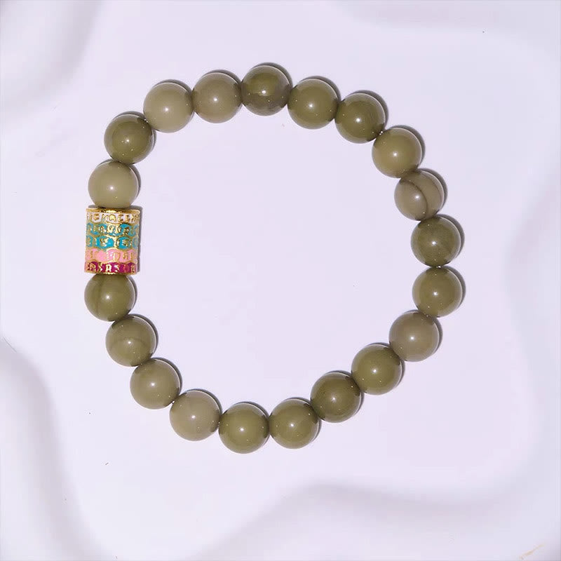 Wear FengShui Natural Alashan Agate Encourage Bracelet