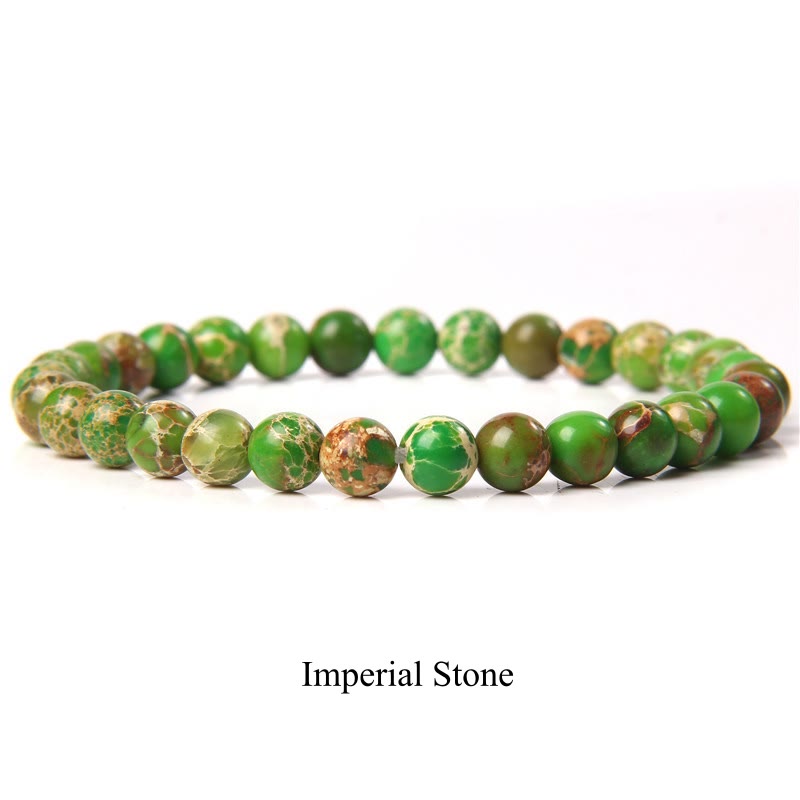 Wear FengShui Natural Stone Quartz Healing Beads Bracelet