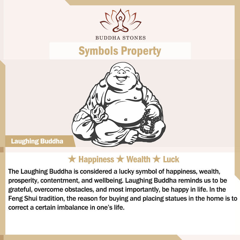 Wear FengShui Laughing Buddha Natural Jade Abundance Titanium Steel Chain Necklace Pendant