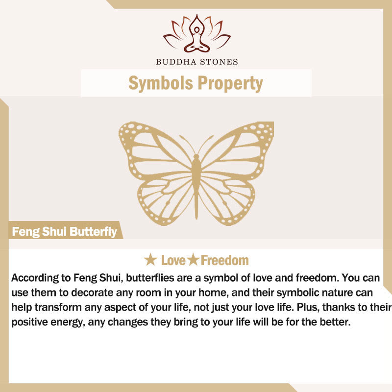 Wear FengShui Cat's Eye Butterfly Charm Love Bracelet