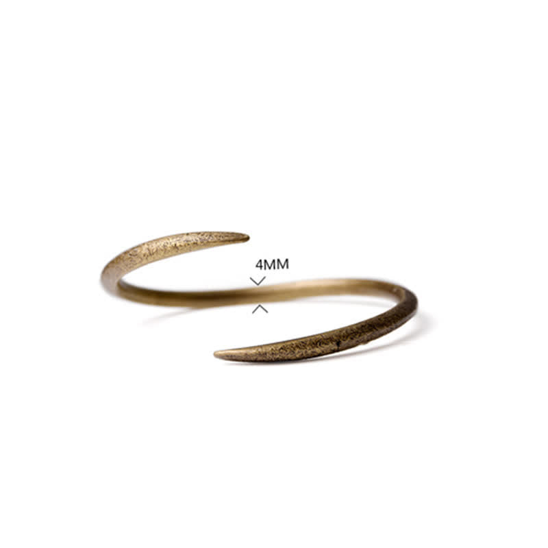 Wear FengShui Simple Design Copper Luck Adjustable Cuff Bracelet