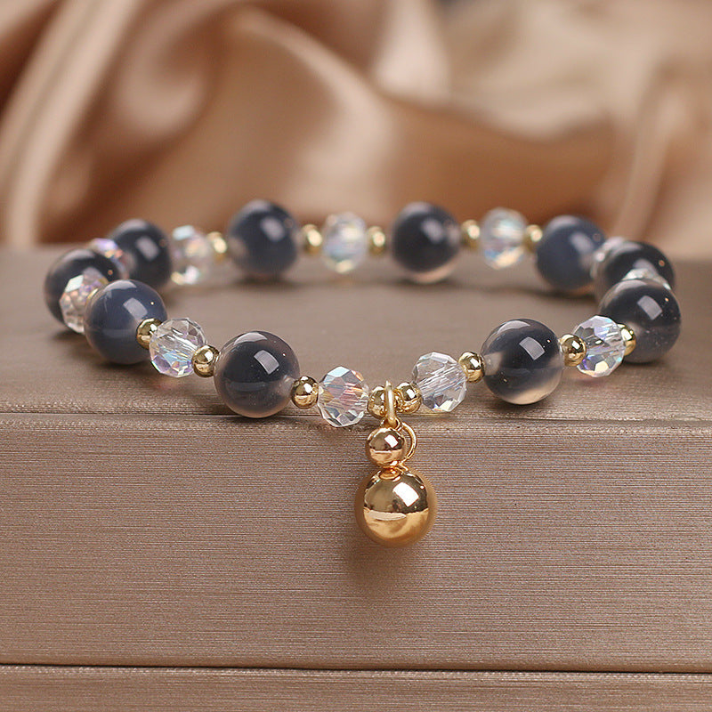 Wear FengShui Candy Agate Healing Harmony Bead Charm Bracelet