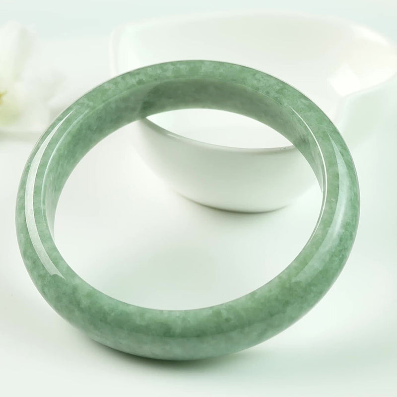 Wear FengShui Natural Jade Luck Wealth Bangle Bracelet