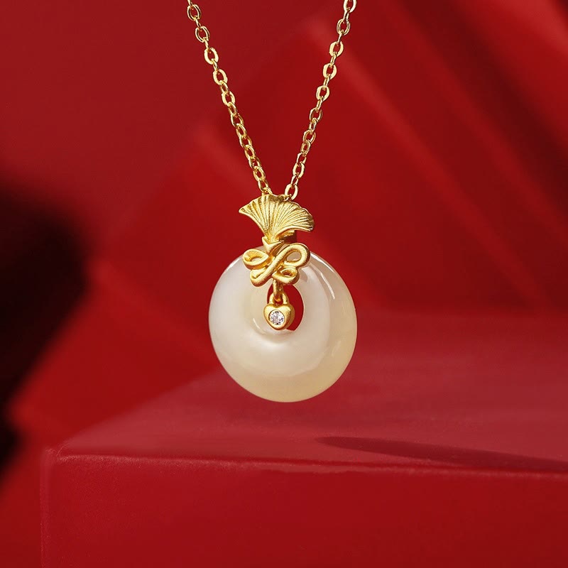 Wear FengShui 925 Sterling Silver Natural Hetian Jade Carnation Flower Prosperity Necklace Pendant