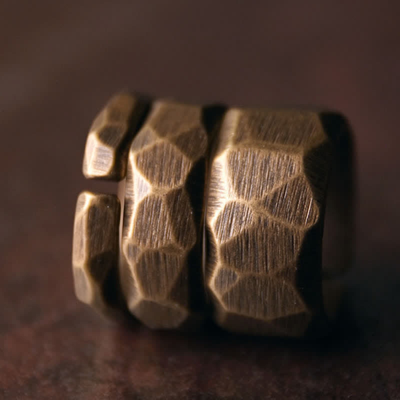 Wear FengShui Tibetan Simple Design Copper Wealth Ring