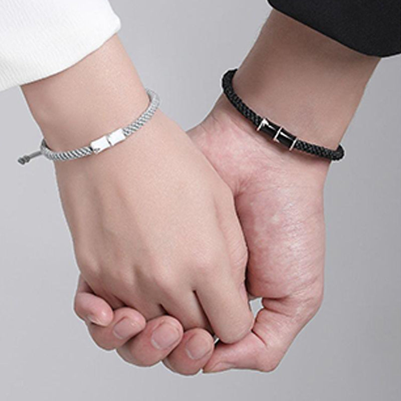 Wear FengShui Bamboo Pattern Healing Couple Rope Bracelet