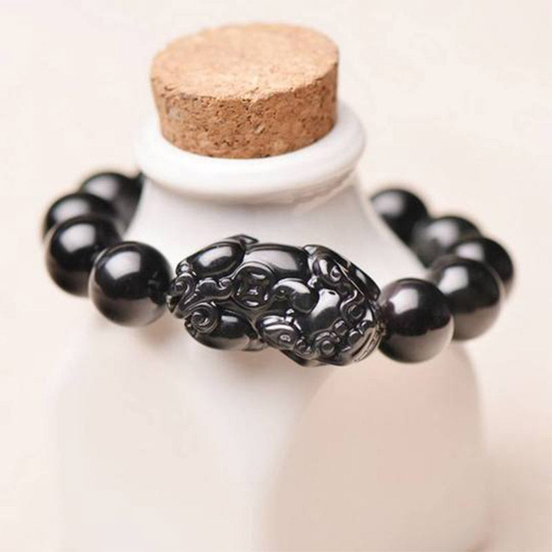 Wear FengShui FengShui PiXiu Obsidian Wealth Bracelet