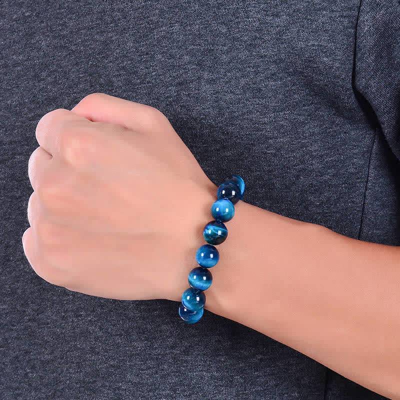 Wear FengShui Blue Tiger Eye Protection Bracelet