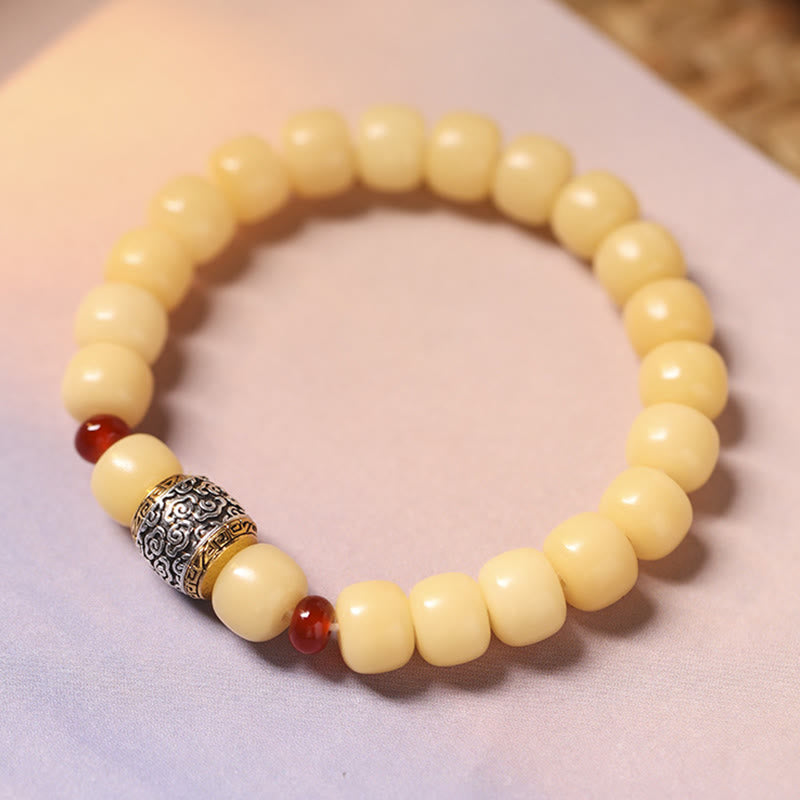 Wear FengShui Bodhi Seed Auspicious Cloud Fu Character Bead Peace Bracelet