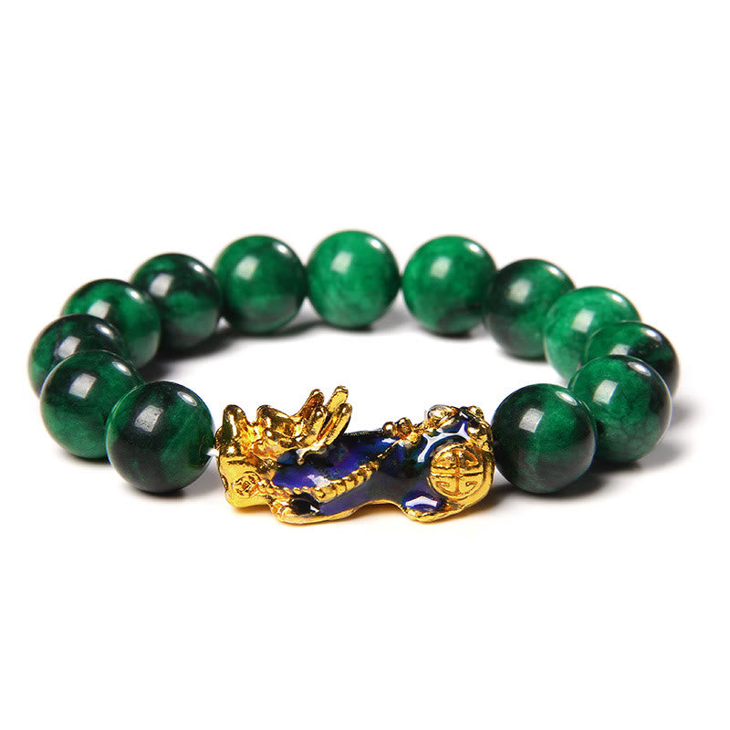 Jade Pixiu Feng Shui Abundance Protection Bracelet