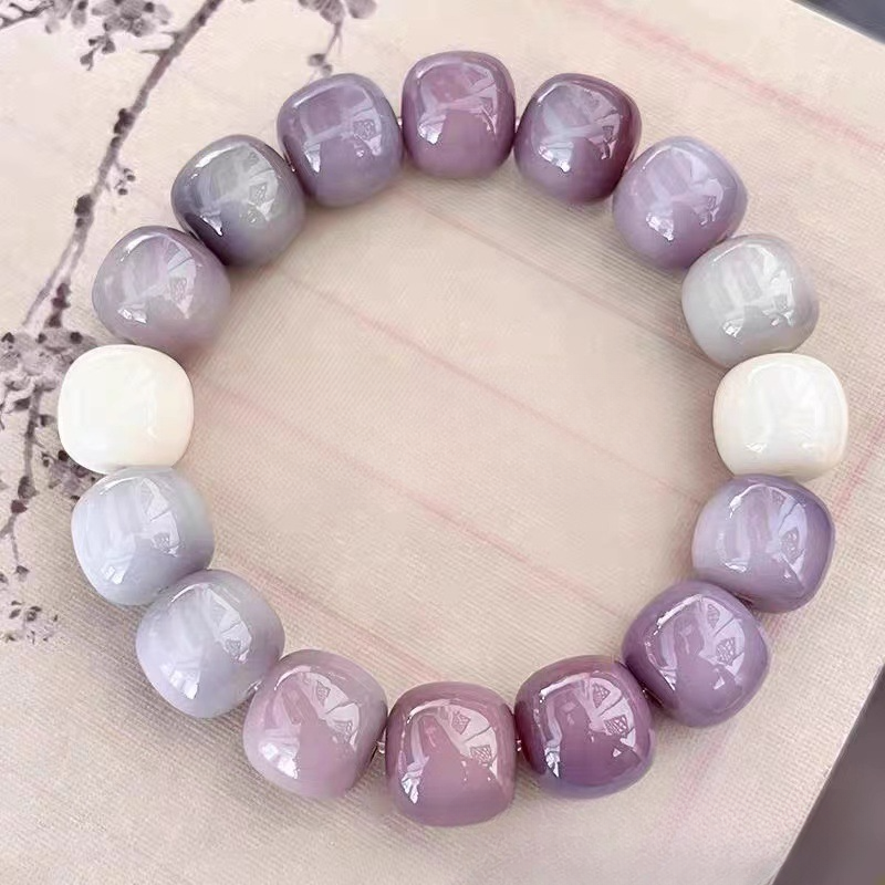 Purple Series Candy Bodhi Bead Bracelets