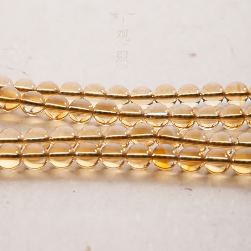 Wear FengShui 108 Mala Beads 925 Sterling Silver Citrine Sandalwood Turquoise Protection Prosperity Bracelet