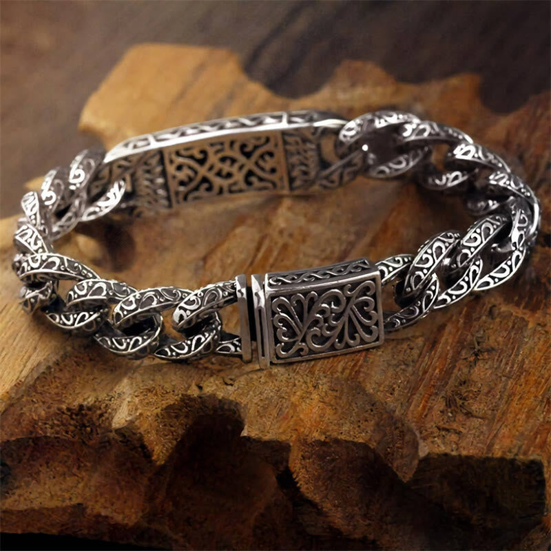 Wear FengShui Vintage Patterns Engraved Healing Bracelet