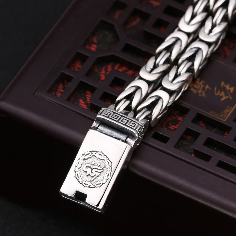 Wear FengShui Om Mani Padme Hum Engraved Peace Purity Bracelet