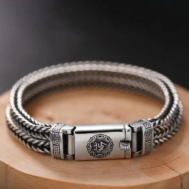 Wear FengShui Om Mani Padme Hum Purity Peace Braid Style Bracelet