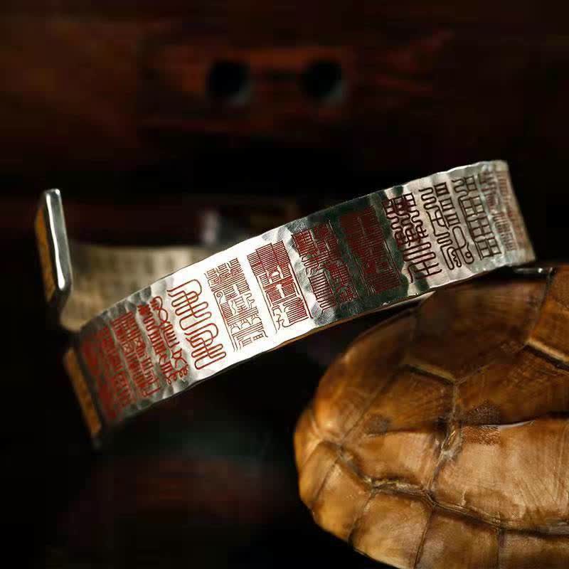 Wear FengShui Letters Copper Balance Healing Cuff Bracelet Bangle