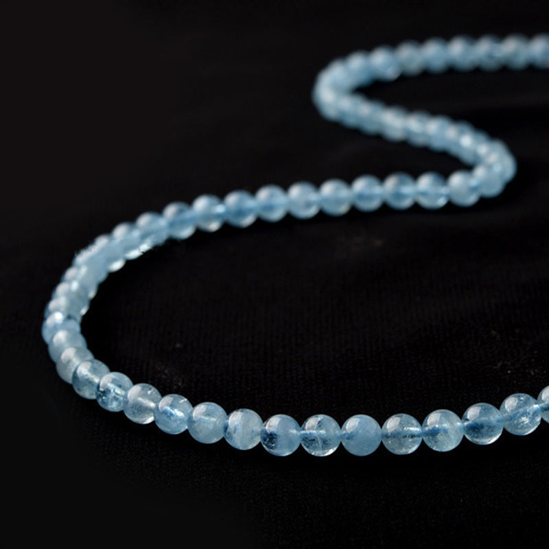 Wear FengShui Natural Aquamarine Peace Healing Bracelet