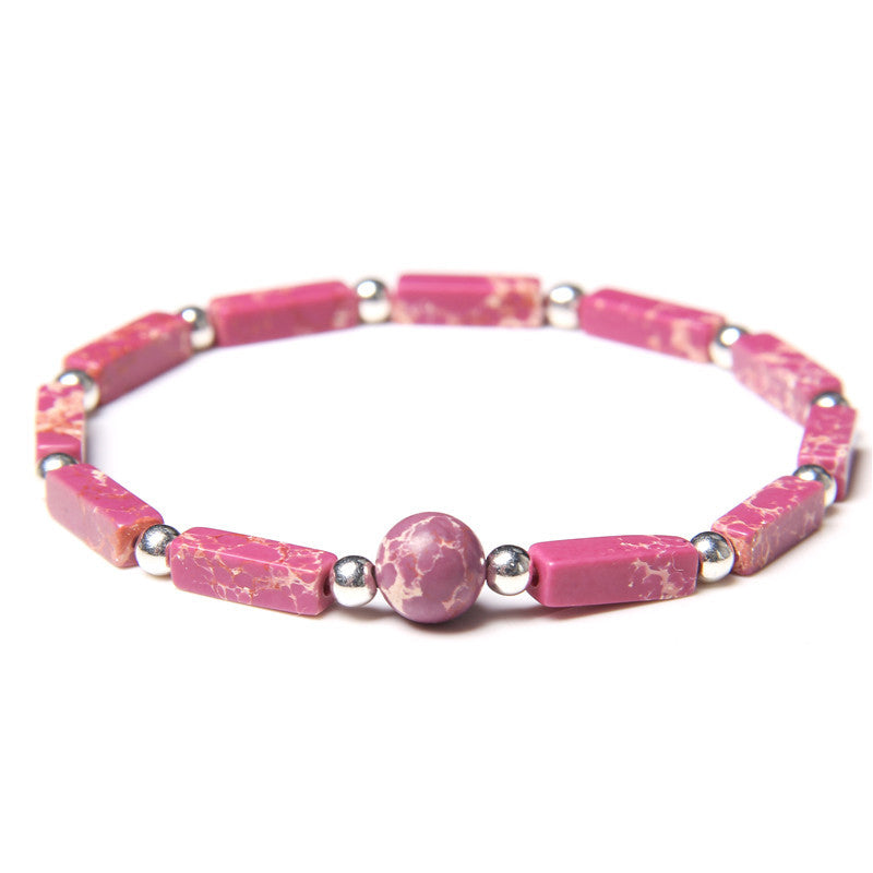 Wear FengShui Natural Crystal Amethyst Tiger Eye Spiritual Balance Bracelet