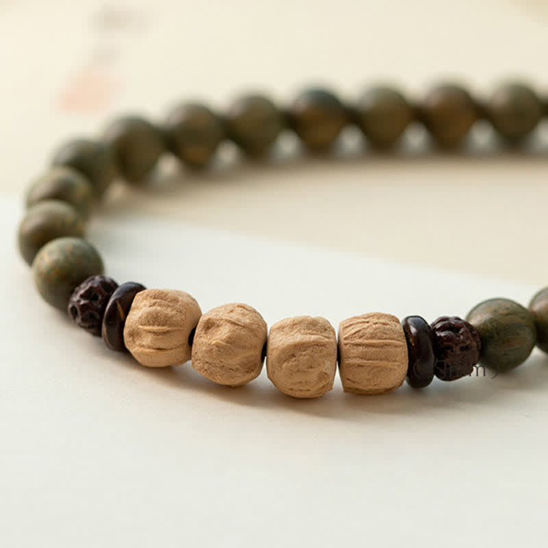 Wear FengShui Green Sandalwood Positive Peace Bracelet