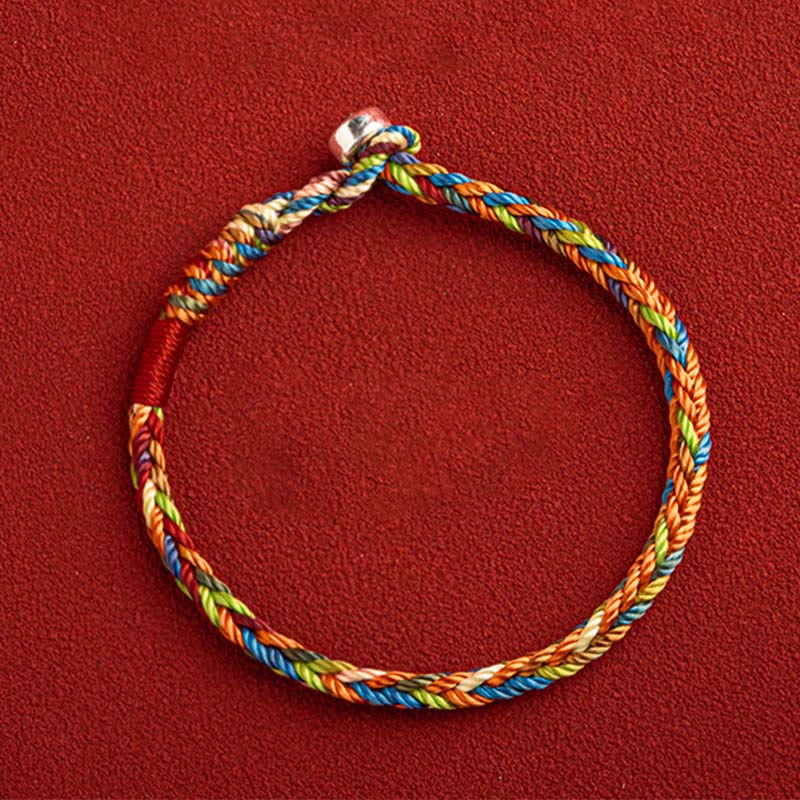 Wear FengShui "May you be healthy and happy" Lucky Multicolored Bracelet