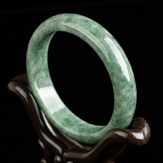 Wear FengShui Natural Jade Luck Wealth Bangle Bracelet