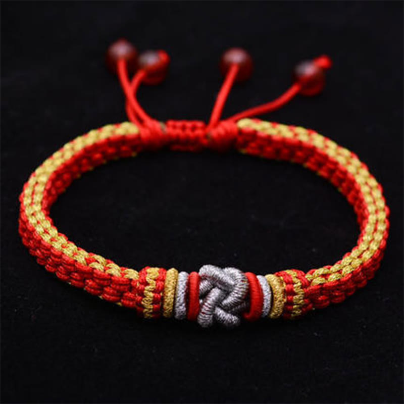 Wear FengShui Colorful Rope True Love Knot Luck Handmade Bracelet