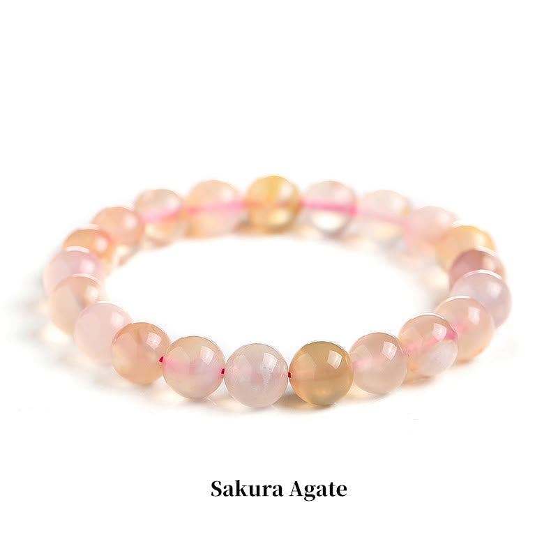 Wear FengShui Natural Stone Quartz Healing Beads Bracelet