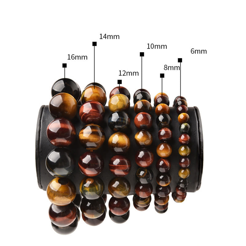 Wear FengShui Natural Tiger Eye Positive Protection Bracelet
