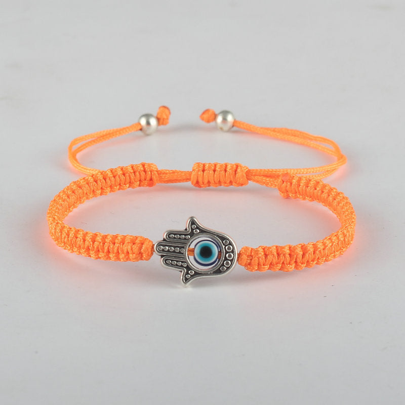 Wear FengShui Handmade Hamsa Symbol Protection Luck String Bracelet