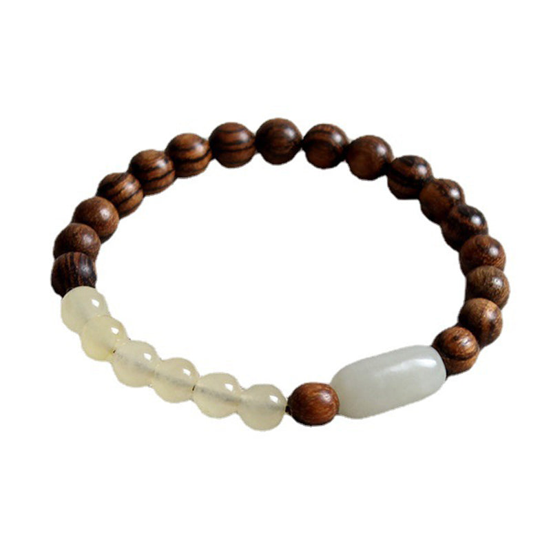 Wear FengShui  Jade Sandalwood Luck Abundance Bracelet