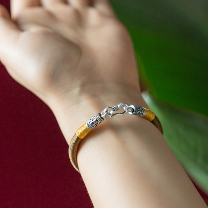 Wear FengShui Handmade Tibetan Amulet King Kong Knot Luck Protection Braided Bracelet