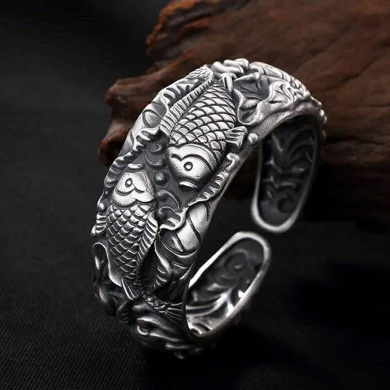 Wear FengShui Wear FengShui Koi Fish Lotus Luck Wealth Bracelet Bangle