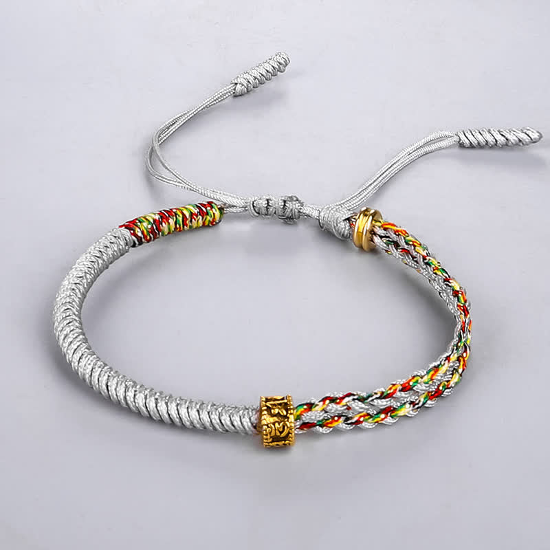 Wear FengShui Om Mani Padme Hum Protection Luck String Bracelet
