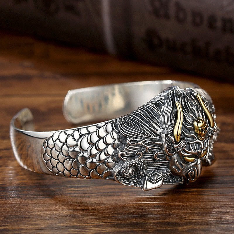 Wear FengShui Tibetan Garuda Bird Wisdom Protection Bracelet Bangle
