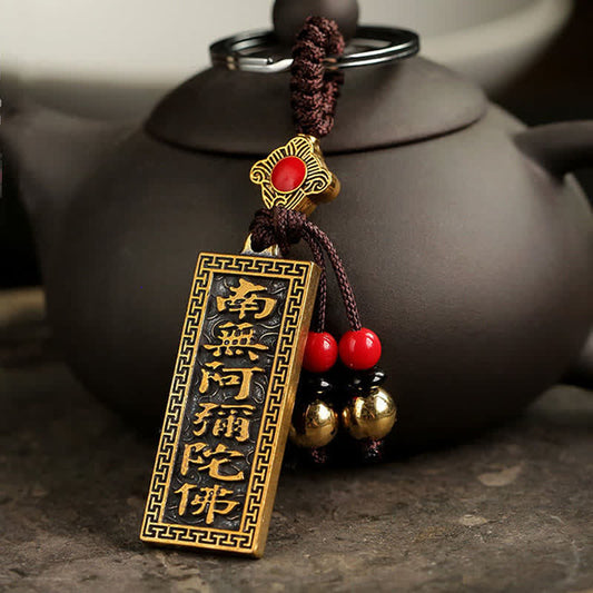 Wear FengShui Namo Amitabha Peace Blessing Keychain